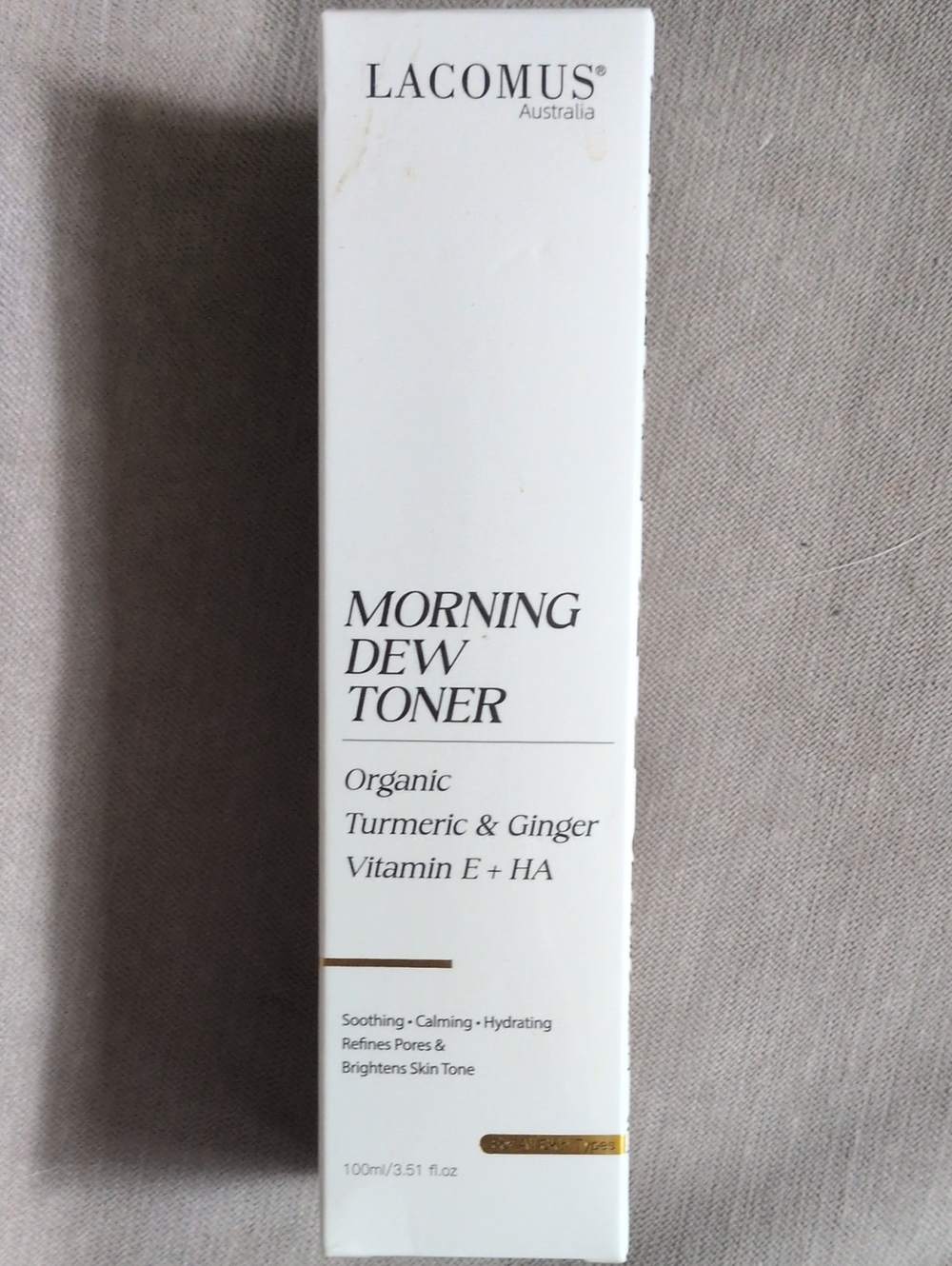 Lacomus Morning Dew Toner - Organic Turmeric & Ginger (White)